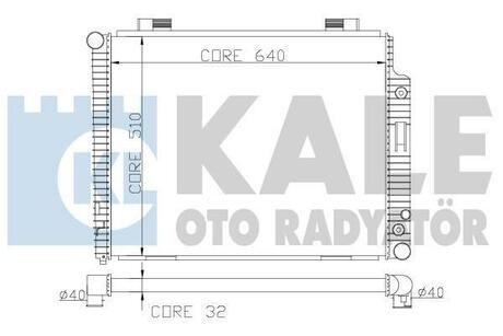 360500 KALE OTO RADYATOR KALE DB Радиатор охлаждения W210 2.0/3.2 95-