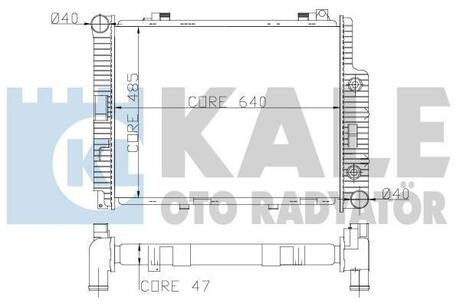 361600 KALE OTO RADYATOR KALE DB Радиатор охлаждения W210 2.9TD 96-