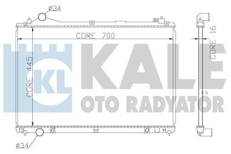 362600 KALE OTO RADYATOR Радиатор, охлаждение двигателя