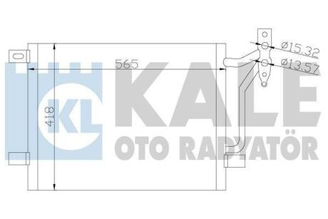 376800 KALE OTO RADYATOR Конденсатор, кондиционер