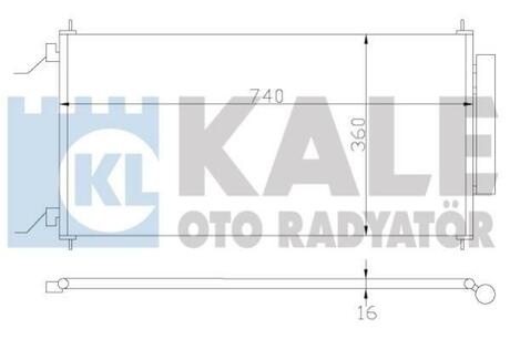 380700 KALE OTO RADYATOR Радиатор кондиционера Honda Cr-V Iii Condenser ()