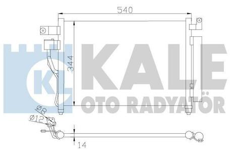 391400 KALE OTO RADYATOR Радиатор кондиционера Hyundai Accent III ()