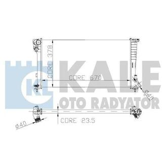 160900 KALE Радиатор, охлаждение двигателя