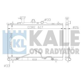369700 KALE HYUNDAI Радиатор охлаждения Matriz 1.5CRDi/1.8 01-