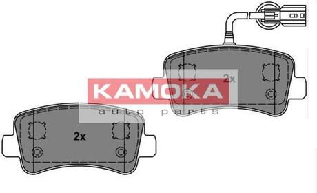JQ101144 KAMOKA Комплект тормозных колодок, дисковый тормоз