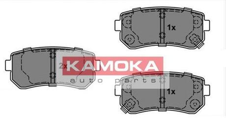 JQ101146 KAMOKA Комплект тормозных колодок, дисковый тормоз