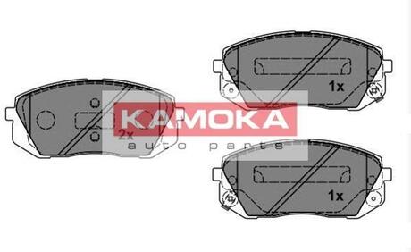 JQ101149 KAMOKA Комплект тормозных колодок, дисковый тормоз