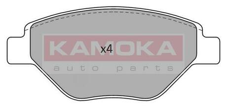 JQ101153 KAMOKA Комплект тормозных колодок, дисковый тормоз