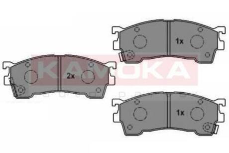 JQ1011900 KAMOKA Комплект тормозных колодок, дисковый тормоз