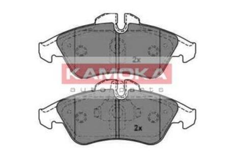JQ1012076 KAMOKA Комплект тормозных колодок, дисковый тормоз