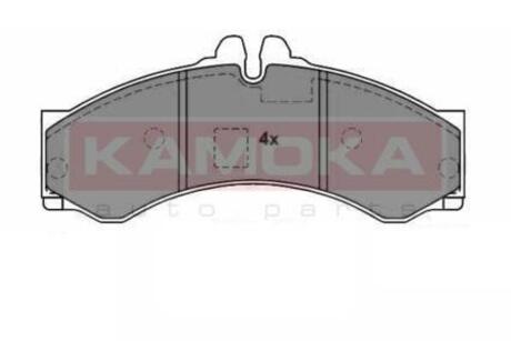 JQ1012086 KAMOKA Комплект тормозных колодок, дисковый тормоз