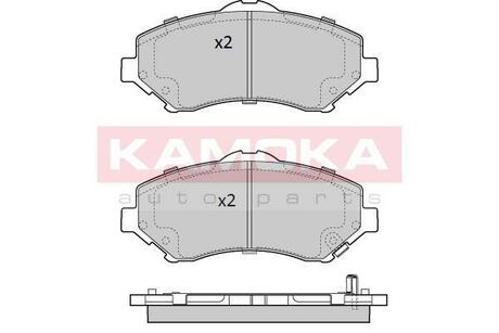 JQ101274 KAMOKA Комплект тормозных колодок, дисковый тормоз