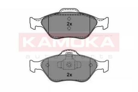 JQ1012788 KAMOKA Комплект тормозных колодок, дисковый тормоз