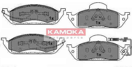 JQ1012800 KAMOKA Комплект тормозных колодок, дисковый тормоз