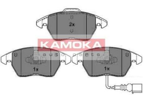 JQ1013282 KAMOKA Комплект тормозных колодок, дисковый тормоз