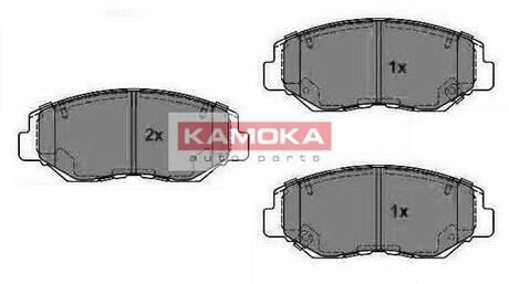 JQ1013316 KAMOKA Комплект тормозных колодок, дисковый тормоз