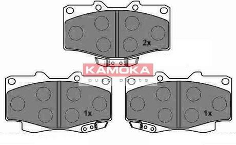JQ1013704 KAMOKA Комплект тормозных колодок, дисковый тормоз