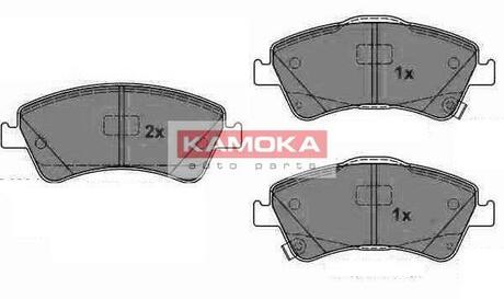 JQ1018094 KAMOKA Комплект тормозных колодок, дисковый тормоз