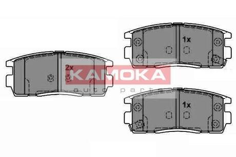 JQ1018370 KAMOKA Комплект тормозных колодок, дисковый тормоз