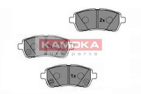 JQ1018454 KAMOKA Комплект тормозных колодок, дисковый тормоз