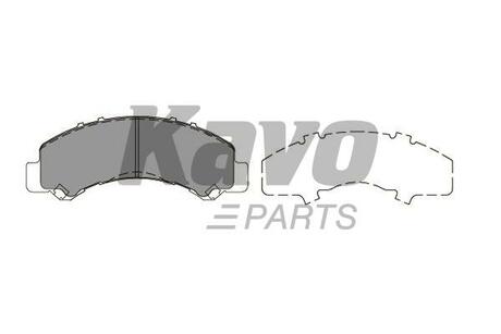 KBP-3517 KAVO PARTS колодки гальмівні дискові ISUZU N-Serie