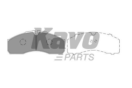 KBP-6598 KAVO Комплект гальмівних колодок KAVO PARTS KBP-6598