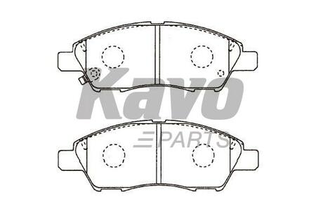 KBP-6613 KAVO Комплект гальмівних колодок KAVO PARTS KBP-6613