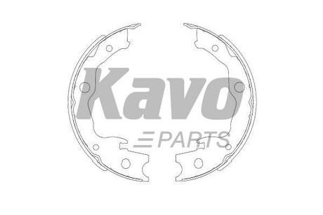 KBS-7403 KAVO Гальмівні колодки зад. Juke/Qashqai/X-Trail /RAV 4 05-