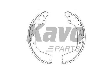 KBS-7409 KAVO PARTS гальм.колодки бараб.задние Nissan Patrol 2.8TD 88-