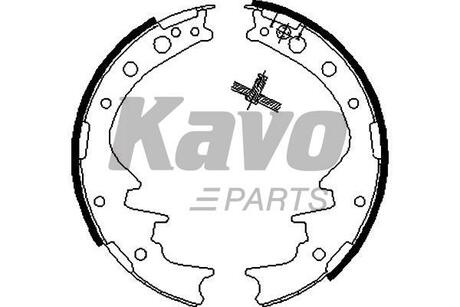 KBS-9926 KAVO PARTS TOYOTA Гальмівні колодки барабанні HIACE IV 95-