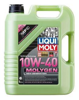 9951 LIQUI MOLY LM 5л Molygen New Generation 10W-40 НС-синтетическое моторне масло API CF/SL, ACEA: A3/B4, MB 229.3, VW 502 00/505 00