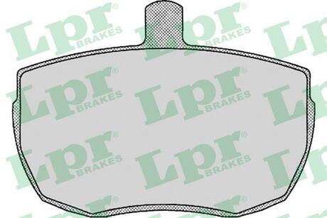 05P140 LPR Комплект тормозных колодок, дисковый тормоз