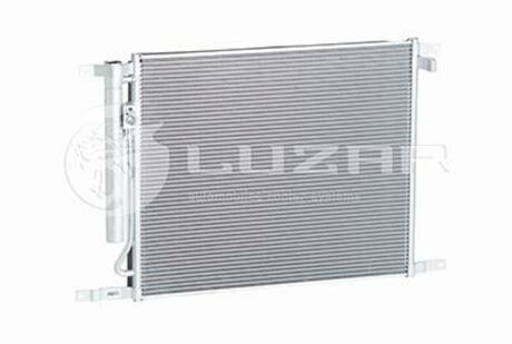 LRAC 0581 LUZAR Радиатор кондиционера Авео /T255 (08-) с ресивером