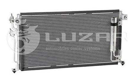 LRAC 1100 LUZAR Радиатор кондиционера Lancer 1.3/1.6/2.0 (03-) АКПП,МКПП с ресивером ()