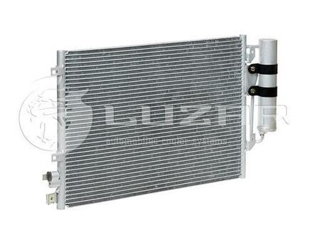 LRAC ReLo04360 LUZAR Радиатор кондиционера Logan 1.4/1.6 (04-) с ресивером АКПП/МКПП ()
