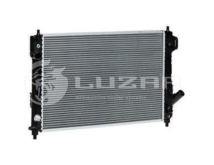 LRc 05180 LUZAR Радиатор охлаждения Авео T250(06-)/Т255(08-)/ВИДА(12-) (L=600) АКПП (б/з конд) (алюм)