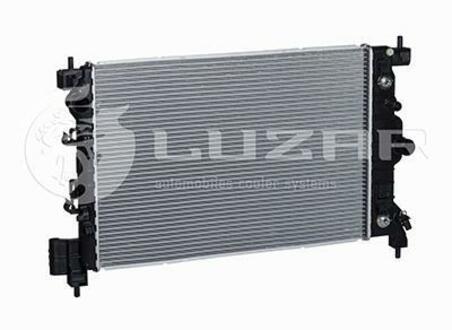 LRc 05196 LUZAR Радиатор охлаждения Авео T300(11-) (L=580) АКПП (б/з конд) (алюм-паяный)