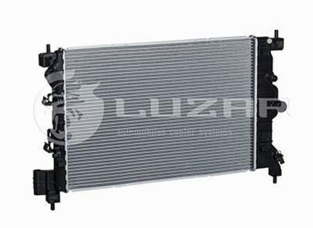LRc 0595 LUZAR Радиатор охлаждения Авео T300(11-) (L=580) МКПП (б/з конд) (алюм-паяный)