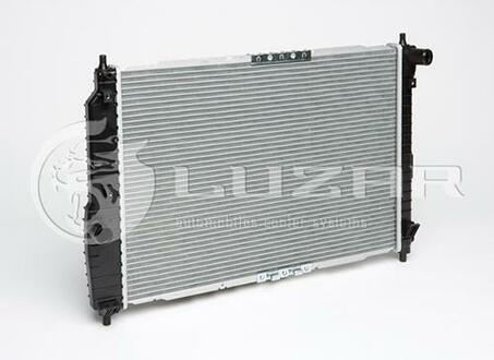 LRc CHAv05125 LUZAR Радиатор охлаждения Авео T200(02-)/Т250(06-) (L=600) МКПП (з конд) (алюм-паяный)