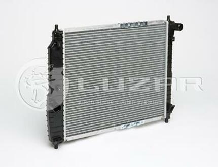 LRc CHAv05175 LUZAR Радиатор охлаждения Авео T200(02-)/Т250(06-) (L=480) МКПП (б/конд) (алюм-паяный)