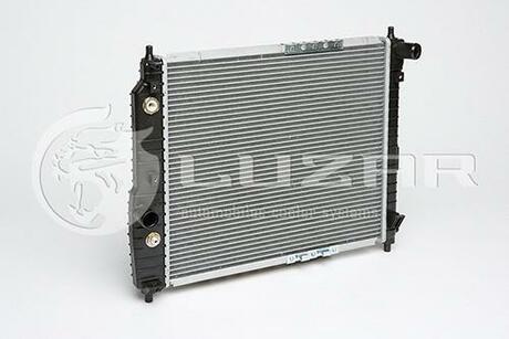 LRc CHAv05224 LUZAR Радиатор охлаждения Авео T200(02-)/Т250(06-) (L=480) АКПП (б/конд) (алюм-паяный)