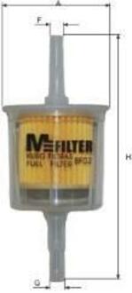 BF 02 M-FILTER Фільтр паливний Citroen, Ford, Suzuki (вир-во M-filter)