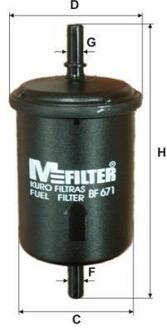 BF 671 M-FILTER Топливный фильтр