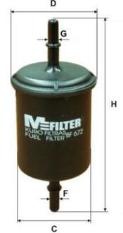 BF 672 M-FILTER Топливный фильтр