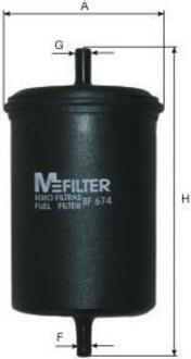 BF674 M-FILTER Фільтр паливний