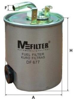 DF 677 M-FILTER Фильтр паливний Sprinter/Vito (638) CDI (с підігрівом)