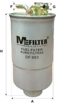 DF 693 M-FILTER Фільтр паливн. (вир-во M-Filter)