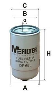 DF 695 M-FILTER Топливный фільтр