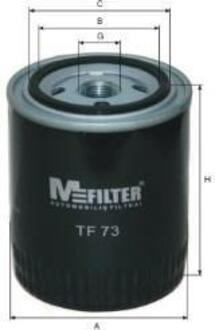TF 73 M-FILTER Фільтр маслян. OPEL Frontera 2.3TD, Omega 2.3TD (вир-в M-filter)