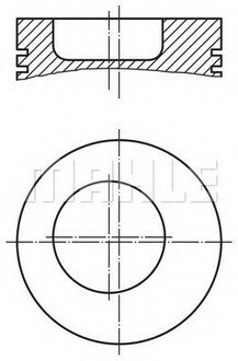 004 51 00 MAHLE / KNECHT Поршень